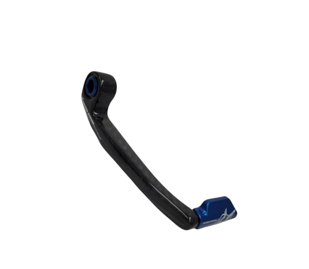 Carbon Fiber Track-day Brake Lever Guard-BLUE | Driven Racing